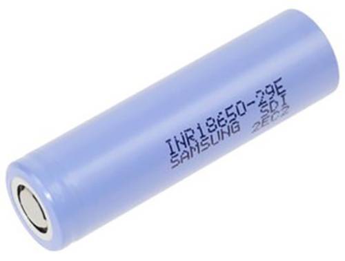 Samsung INR18650-29E Spezial-Akku 18650 Flat-Top, hochtemperaturfähig Li-Ion 3.6V 2900 mAh von Samsung