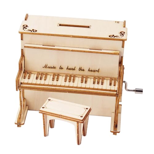 3D-Puzzle Für Erwachsene | Holz Klavier Musikbox 3D Bausatz - Konstruktionsspielzeug Bastelset Zimmerdekoration Für Wohnzimmer Schlafzimmer Schreibtisch 3D-Puzzle Für Erwachsene | Holz Klavier Musikbox 3D Bausatz - Konstruktionsspielzeug Bastelset Zimmerdekoration Für Wohnzimmer Schlafzimmer Schreibtisch von Samuliy