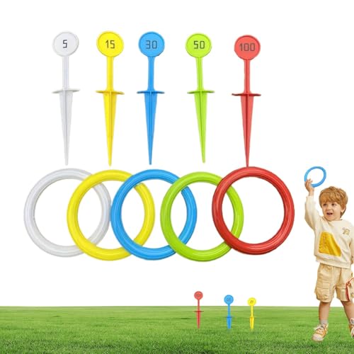 Ringwurfspiel Outdoor | Farbiges Interaktives Wurfspiel - Gartenspielzeug Für Familien Kinder Jugendliche Mädchen Drinnen Draußen Garten Strandhaus Ringwurfspiel Outdoor | Farbiges Interaktives Wurfspiel - Gartenspielzeug Für Familien Kinder Jugendliche Mädchen Drinnen Draußen Garten Strandhaus von Samuliy