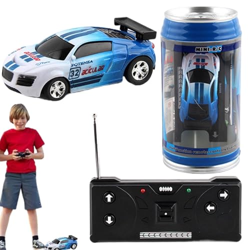 Samuliy Ferngesteuertes Auto mit Dosen,Ferngesteuertes Auto - Cans Design RC Auto Rennauto Spielzeug | Ferngesteuertes Fahrzeug, tragbares Hobby-RC-Autospielzeug für Ostern, Geburtstag, Kindertag von Samuliy