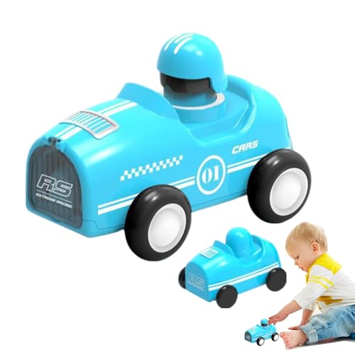 Samuliy Friction Power Kinderautospielzeug, Reibungsbetriebenes Schubauto - 2X Schubreibungsauto - Lustiges Press-and-Go-Auto, interaktives Push-Reibungsauto für und Mädchen von Samuliy