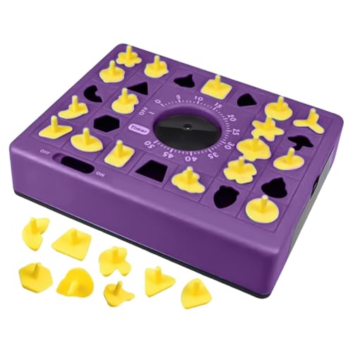 Samuliy Passende Puzzle-Spielzeuge, zeitgesteuertes passendes Puzzle-Spiel,Geometrie Form Zeit Puzzle Logisches Denkspiel - Passendes Trainingszeit-Puzzle, Eltern-Kind-Interaktionsspielzeug für Kinder von Samuliy