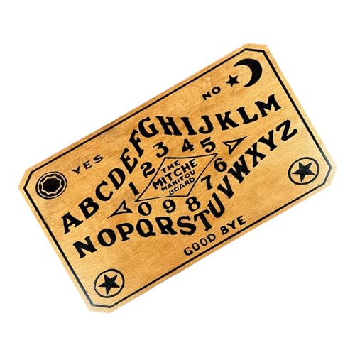 Samuliy Pendel-Wahrsagetafel,Wahrsagetafel - Ouija-Brett mit metaphysischer Botschaft | Ouija-Brett mit metaphysischer Botschaft, lustiges sprechendes Geisterbrett, mystisches Gesprächsbrett für von Samuliy