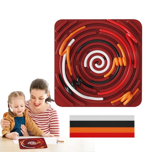 Samuliy Sensorisches Aktivitätsbrett, leises Zappelspielzeug, Sensorisches Zappelspielzeug, Leises Brett, beruhigendes Fidget-Spielzeug, lautloses Fidget-Spielzeug, Silikon-Sensorspielzeug für Reisen, von Samuliy