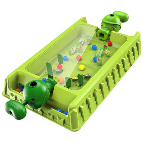 Samuliy Tisch-Flipper-Spielzeug, Flipper-Brettspiel | Miniatur-Flipperspiel für 2 Spieler | Lustiges Brettspiel, farbenfrohes Feinmotorikspielzeug für Zuhause, Schule, Reisen von Samuliy