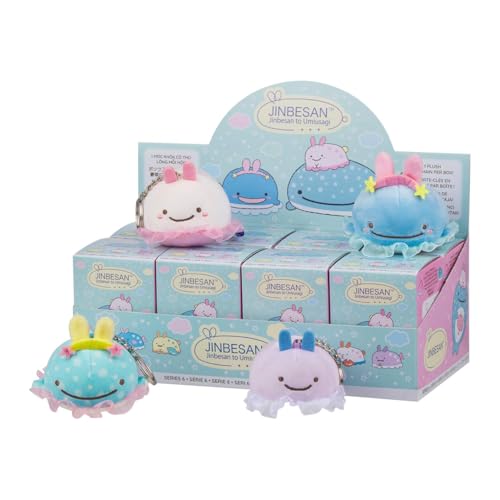 San-X Original Jinbesan Sea Bunnies Blind Box Schlüsselanhänger – 8 Stück von San-X