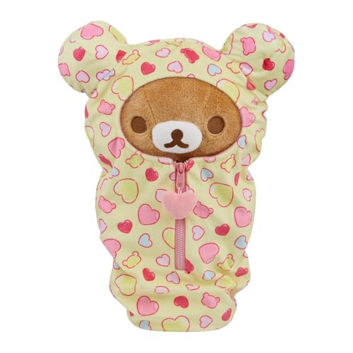 San-X Original Rilakkuma Herzen-Schlafsack, Plüsch, 38,1 cm, Rilakkuma San-X Original Rilakkuma Herzen-Schlafsack, Plüsch, 38,1 cm, Rilakkuma von San-X