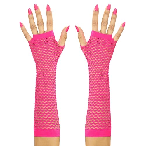 W WIDMANN MILANO Party Fashion - Fingerlose Netzhandschuhe, 33 cm, Karneval, Mottoparty von W WIDMANN MILANO Party Fashion