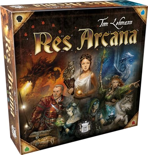 Asmodee - Res Arcana - Fantasy Universe Kartenspiel - Erwachsene und Kinder ab 12 Jahren - Mittelalterliches Fantasy-Universum Spiel - Ace d'Or 2020-2 bis 4 Spieler - 60 Min - In Französisch - Sand von Asmodee