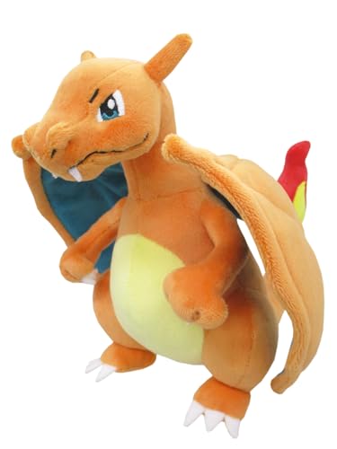 Sanei Boeki Pokemon All Star Collection Plush Doll Peluche Plüschtier PP95 Charizard Dracaufeu Glurak (S) Height 19 cm Japan von Sanei