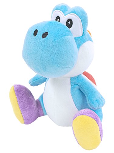 Sanei Super Mario All Star Collection Yoshi Plush Small Plüschtiere (Hellblau) von Sanei