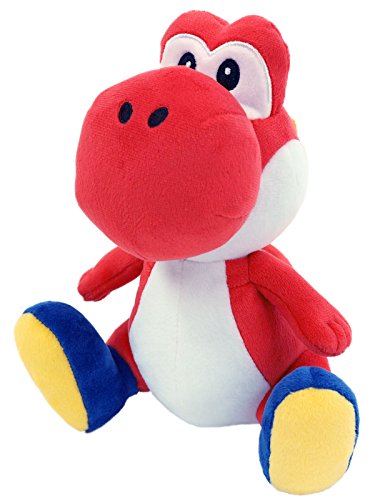 Sanei Super Mario All Star Collection Yoshi Plush Small Plüschtiere (Rot) von Sanei