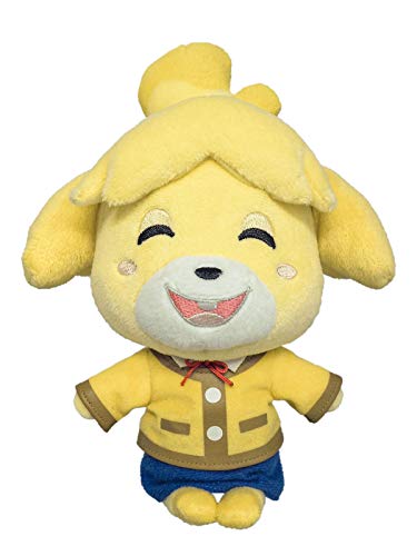 Sanei Boeki Animal Crossing All Star Collection Shizue Isabelle Marie Melinda Fuffi (Sourire) (S) Plush Peluche Plüsch 20.5cm von Sanei