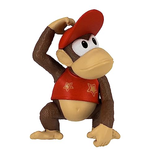 Sanei Boeki FCM-032 Super Mario Figure Collection, Diddy Kong, Brown von Sanei