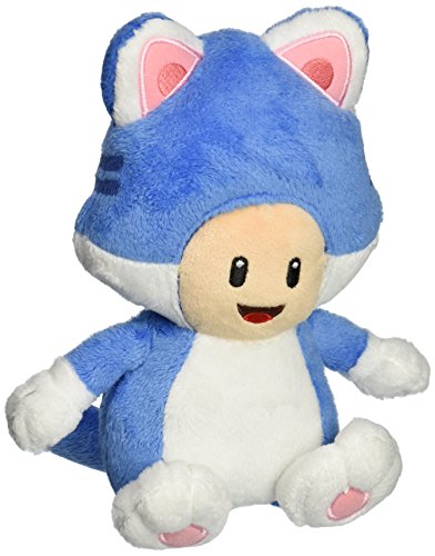 Nintendo 1374 Toad Cat Plüschtier, Rosa, 19 cm von Nintendo