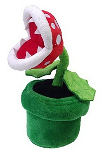 Sanei Offiziell lizenzierte Super Mario Plüsch-Pflanze, 22,9 cm von Sanei