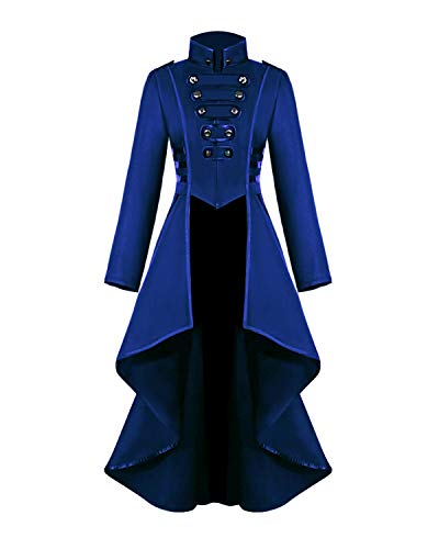 Vintage Steampunk Jacke Halloween Kostüme für Frauen Frauen Frauen Mittelalter Gothic Renaissance Kleidung Damen Frack Unregelmäßiger Saum Outfits Erwachsene Retro Viktorianischen Piraten Vampir Vintage Steampunk Jacke Halloween Kostüme für Frauen Frauen Frauen Mittelalter Gothic Renaissance Kleidung Damen Frack Unregelmäßiger Saum Outfits Erwachsene Retro Viktorianischen Piraten Vampir von Sangdut