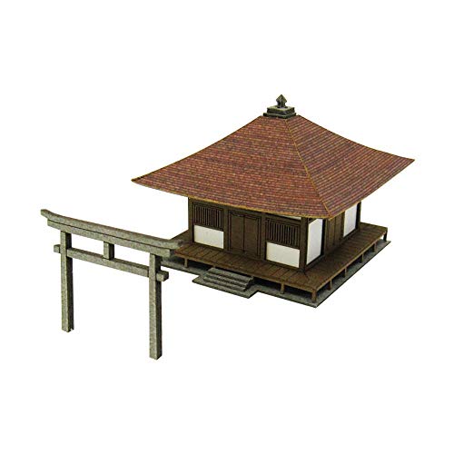 Petit Tempel und 1/220 Minichua (Papiermodelle) von Sankei