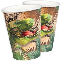 Dinosaurier Partybecher im 10er Pack, 270ml von Santex