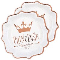 Prinzessin Partyteller im 10er Pack, Ø 22cm von Santex