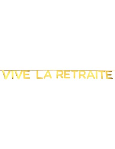 Santex 5658-3, Wimpelkette „Vive la retraite“, 2,5 m von Santex