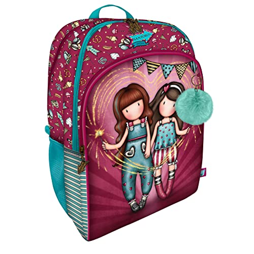 Santoro 1130GJ03 Gorjuss Fairground Rucksack Feuerwerk, 34,5 x 43,5 x 22 cm, blau von Santoro