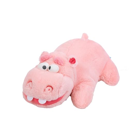 Sarah Duke Nilpferd Stofftier Plüschtier 45cm XXL groß Flusspferd Kuscheltier, süße weiche Kuscheltier plüsch Pferd Spielzeug Nilpferd für Erwachsene und Kinder Geschenke (Rosa) von Sarah Duke