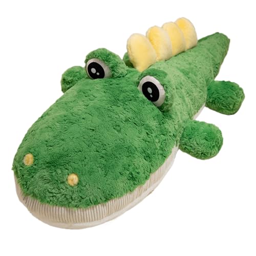 Sarah Duke Plüschtier Krokodil Weiches Kuscheltier groß Krokodil Flauschiges Stofftier Krokodil zum Kuscheln Plüschtier Geschenk für Jungen, Mädchen & Babys (Grün,55cm) von Sarah Duke