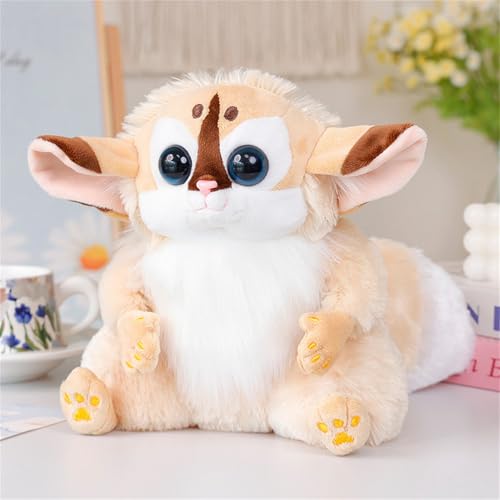 Sarah Duke Plüschtier Lemur Kuscheltier für Mädchen, Jungen & Babys, Flauschige und lebensechte Niedlich Lemur Kuscheltier 22cm, Stofftier Geschenke, Kinderzimmer Deko (Beige) von Sarah Duke