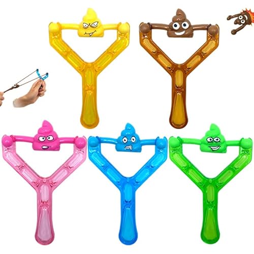 Sarini Squeeze Slingshot Plaything, 3 Playthings And 3 Slingshots, Finger Shooting Slingshot And Adults, Squishy Squeeze Playthings For Adults Autism And ADHS Prank Playthings von Sarini