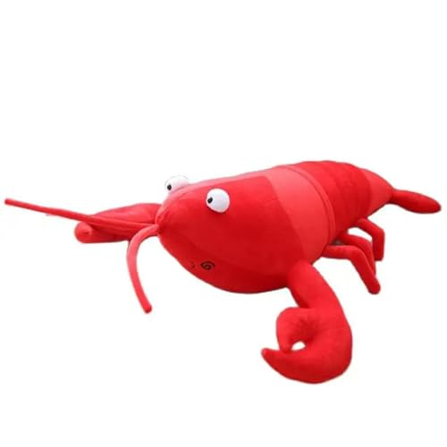 SaruEL Hummer Plüschtier Kawaii Plüsch Plüsch Puppe lebensechte Hummer Plüsch Kissen Geburtstag Geschenk Raumdekoration für Kinder 80cm 1 von SaruEL