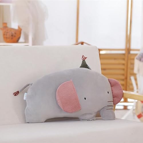 SaruEL Kawaii Tierkissen Plüschtier weicher Wal Dinosaurier Katze Pinguin Elefant Plüschkissen Sofa Home Decor Mädchen Geschenk 70 cm 2 von SaruEL