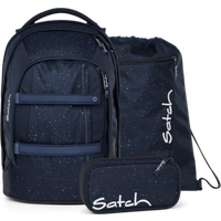 SATCH 01403-90364-10 Pack Schulrucksack Set Night Sky, blau von Satch