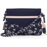 SATCH SAT-CLT-001-9AG satch Clutch Bloomy Breeze dark blue, rose, white von Satch