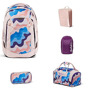 Satch Match Candy Clouds 5tlg Schulrucksack-Set von Satch