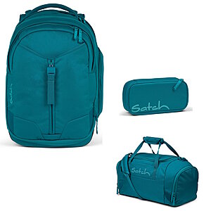 Satch Match Deep Petrol 3tlg Schulrucksack-Set von Satch