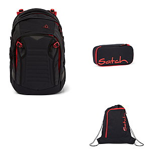 Satch Match Fire Phantom 3tlg Schulrucksack-Set von Satch