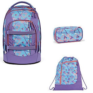 Satch Pack 80s Dance 3tlg Schulrucksack-Set von Satch