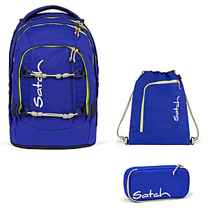 Satch Pack Blue Climber 3 tlg. Set Schulrucksack von Satch