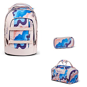 Satch Pack Candy Clouds 3tlg Schulrucksack-Set von Satch