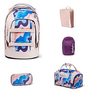 Satch Pack Candy Clouds 5tlg Schulrucksack-Set von Satch