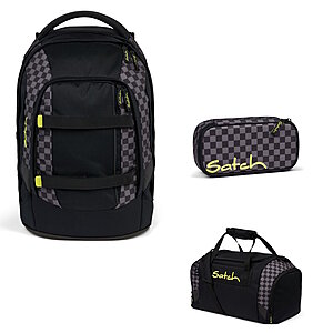 Satch Pack Dark Skate 3tlg Schulrucksack-Set von Satch