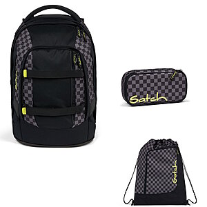 Satch Pack Dark Skate 3tlg Schulrucksack-Set von Satch