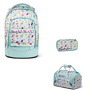 Satch Pack Dreamy Mosaic 3tlg Schulrucksack-Set von Satch