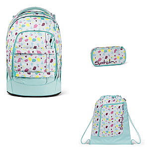 Satch Pack Dreamy Mosaic 3tlg Schulrucksack-Set von Satch