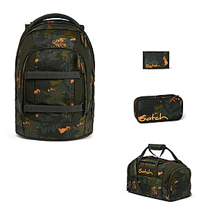 Satch Pack Jurassic Jungle 4tlg Schulrucksack-Set von Satch