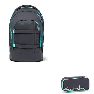 Satch Pack Mint Phantom Schulrucksack Set 2tlg Update von Satch