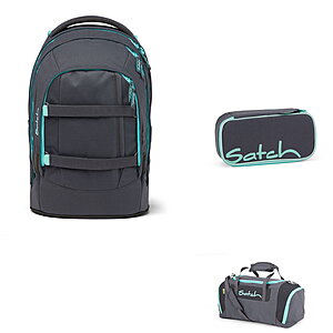 Satch Pack Mint Phantom Update Schulrucksack Set 3tlg von Satch