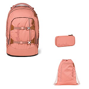 Satch Pack Nordic Coral 3tlg Schulrucksack-Set von Satch