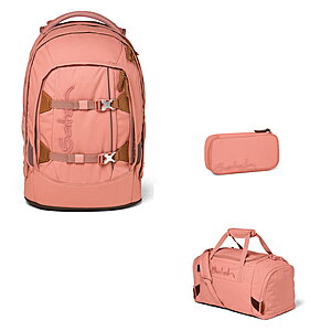 Satch Pack Nordic Coral 3tlg Schulrucksack-Set von Satch